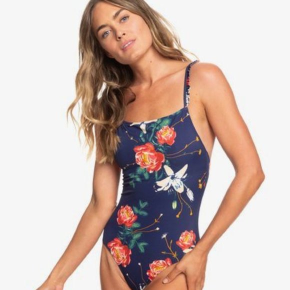 ROXY LOVE & KARMA ONE PIECE FLORAL SWIMSUIT NWT - Picture 4 of 6